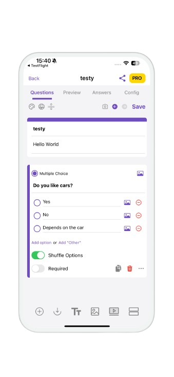 Edit your forms easily